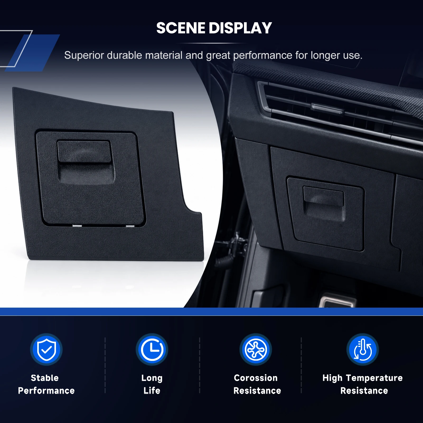 Golf Gloves - LHD Dashboard Links Zwarte Handschoenenkast Upgrade
