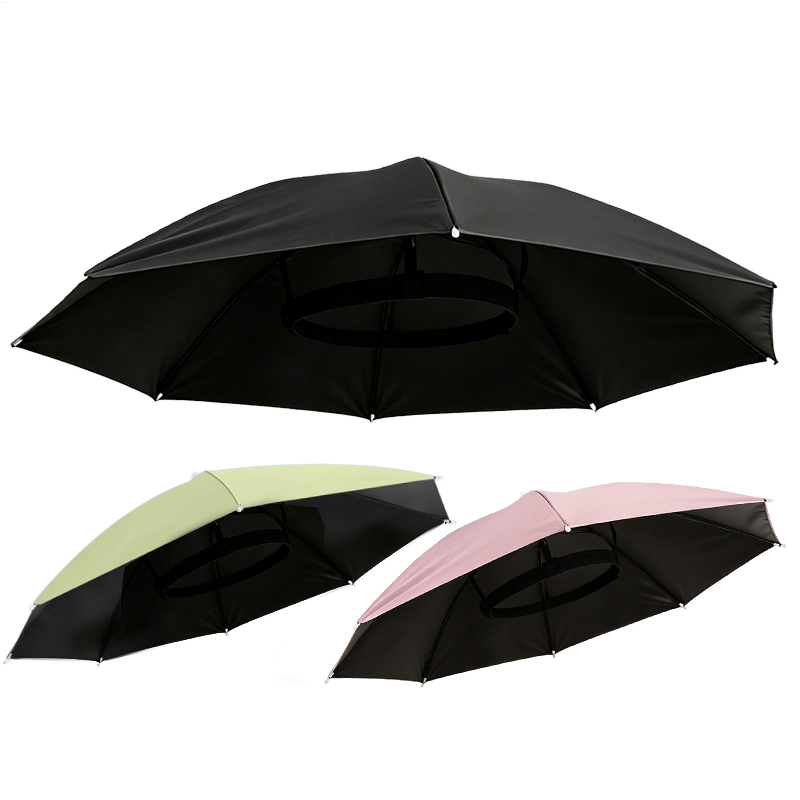 Golf Umbrella - Opvouwbare parapluhoed Waterdicht Handsfree hoofddeksel Verstelbare