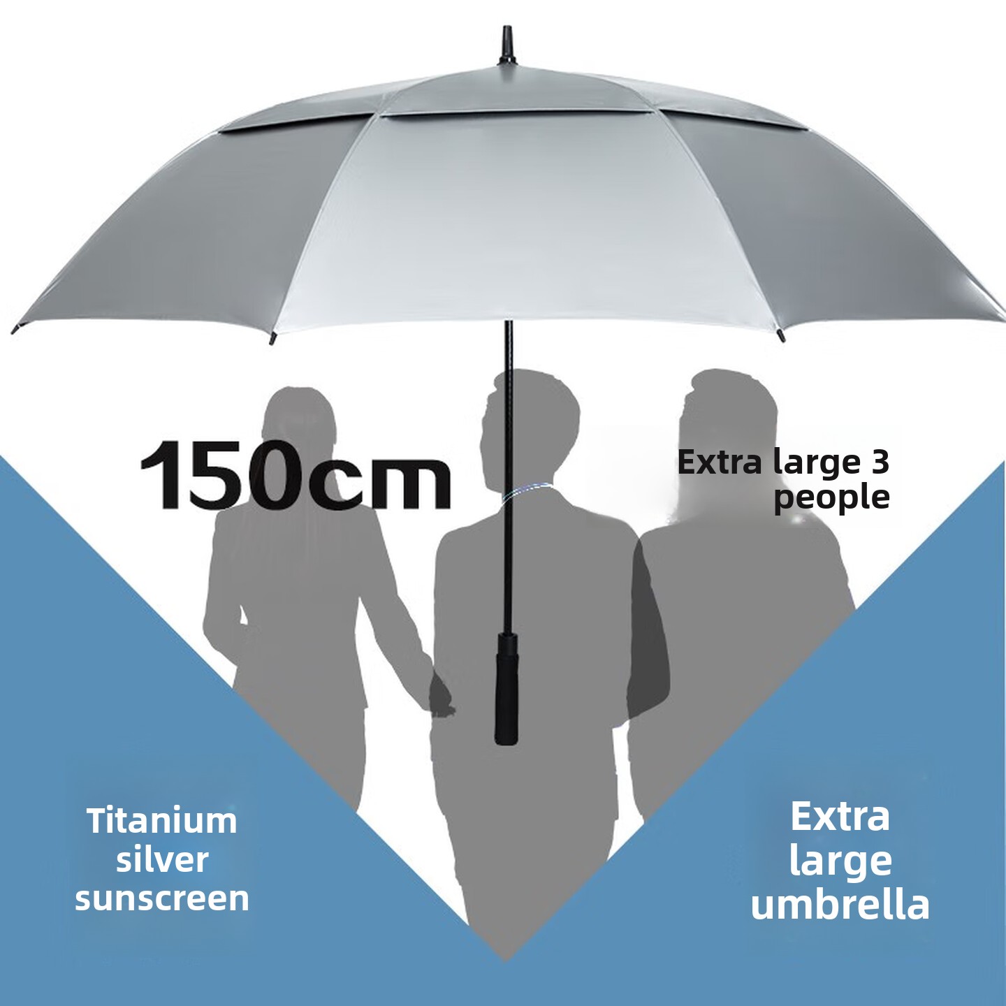 Oversized golfparaplu met lang - Golf Umbrella Large recensie en prijs