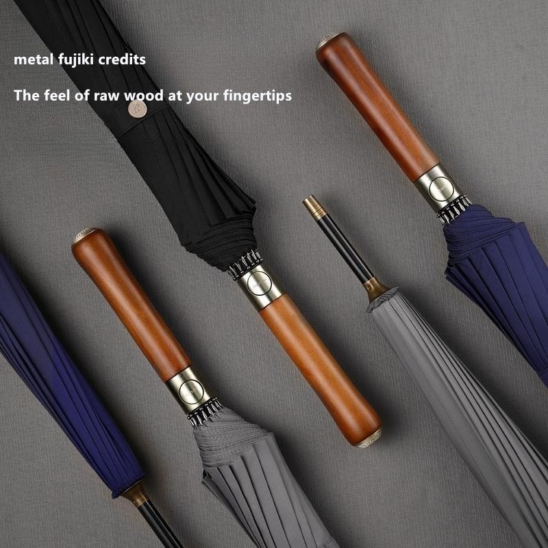 Automatische houten paraplu me - Golf Umbrella Large recensie en prijs