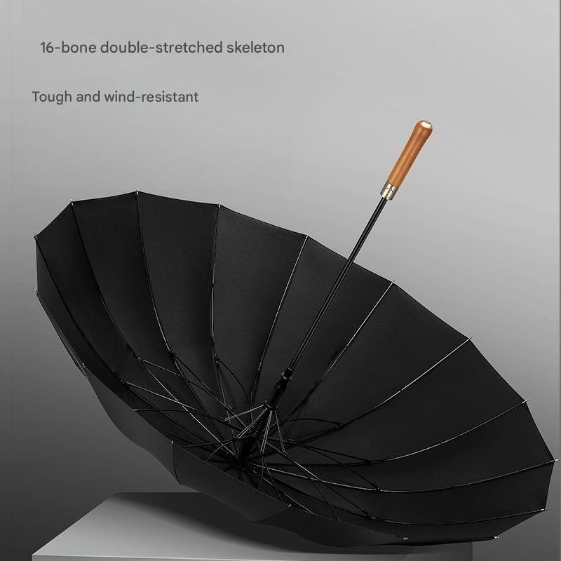 Automatische houten paraplu me - Golf Umbrella Large recensie en prijs