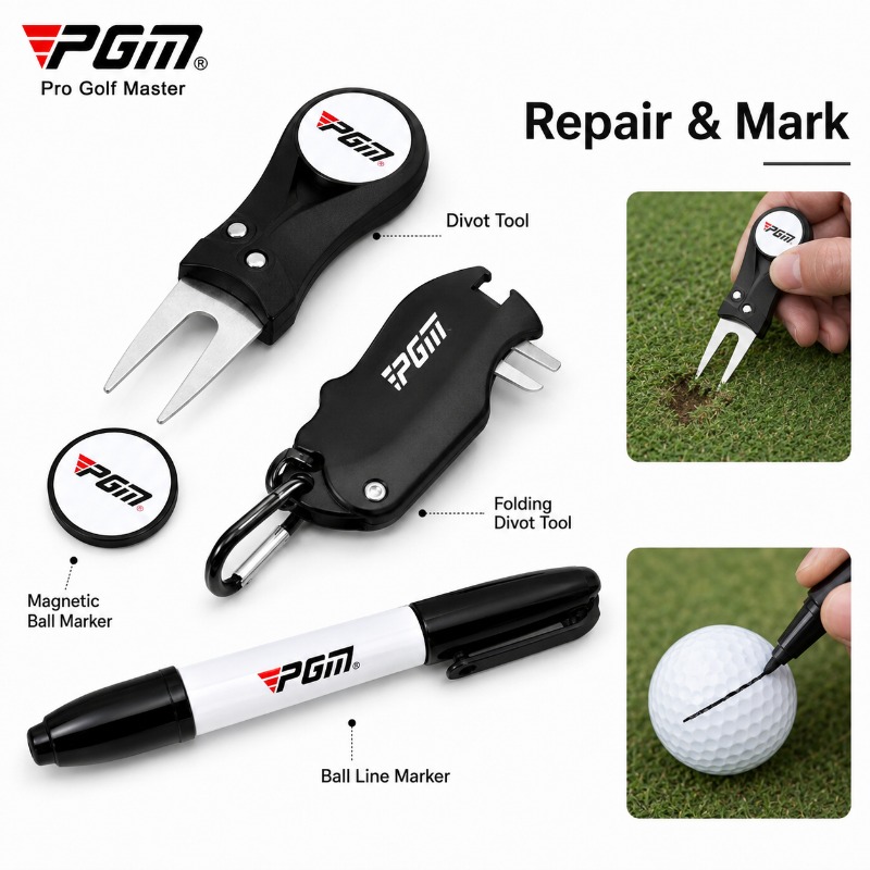 PGM Golf Club Cleaning Kit Mic - Golf Towel recensie en prijs