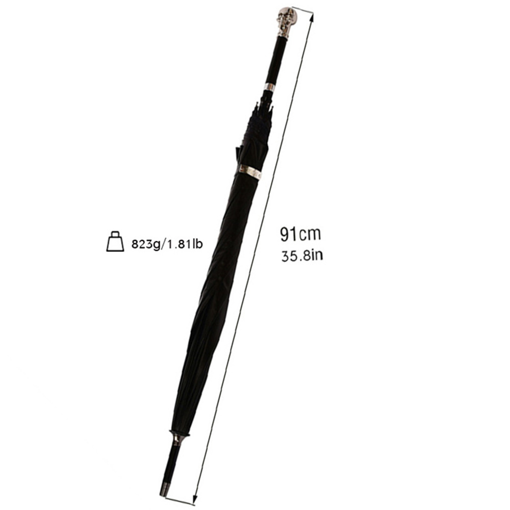 Schedel-wandelstok 2-in-1 zelf - Golf Umbrella Large recensie en prijs