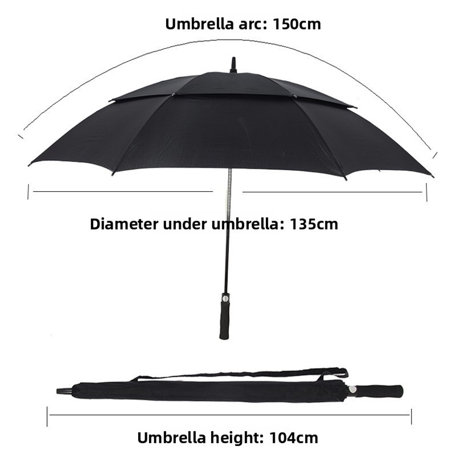 Autoparaplu, Dubbellaagse Golf - Golf Umbrella Large recensie en prijs