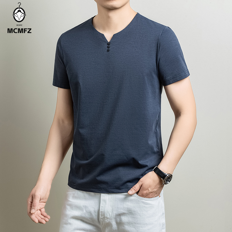 Basic Henley T-shirt voor here - Golf Tees recensie en prijs