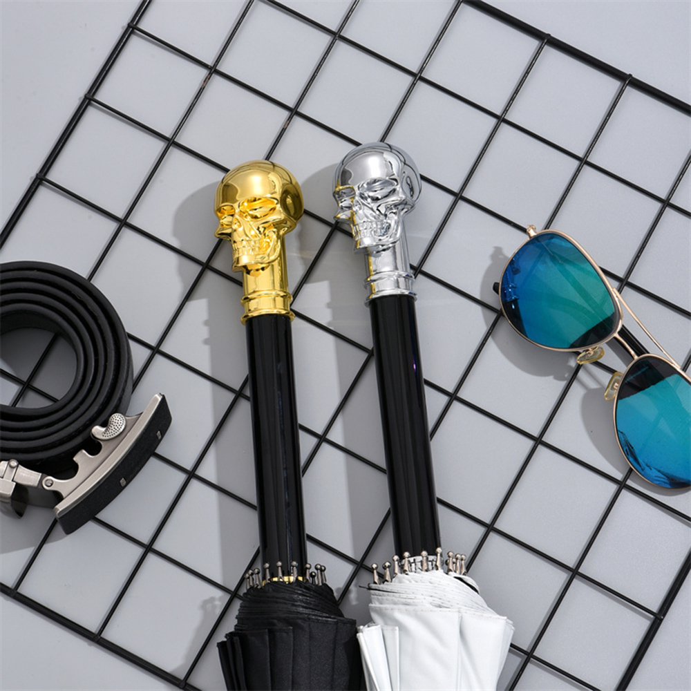 Zilveren schedelparaplu Luxe z - Golf Umbrella Large recensie en prijs