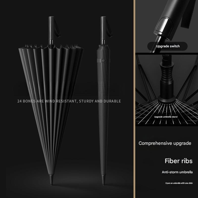 24-bone paraplu met lange stee - Golf Umbrella recensie en prijs